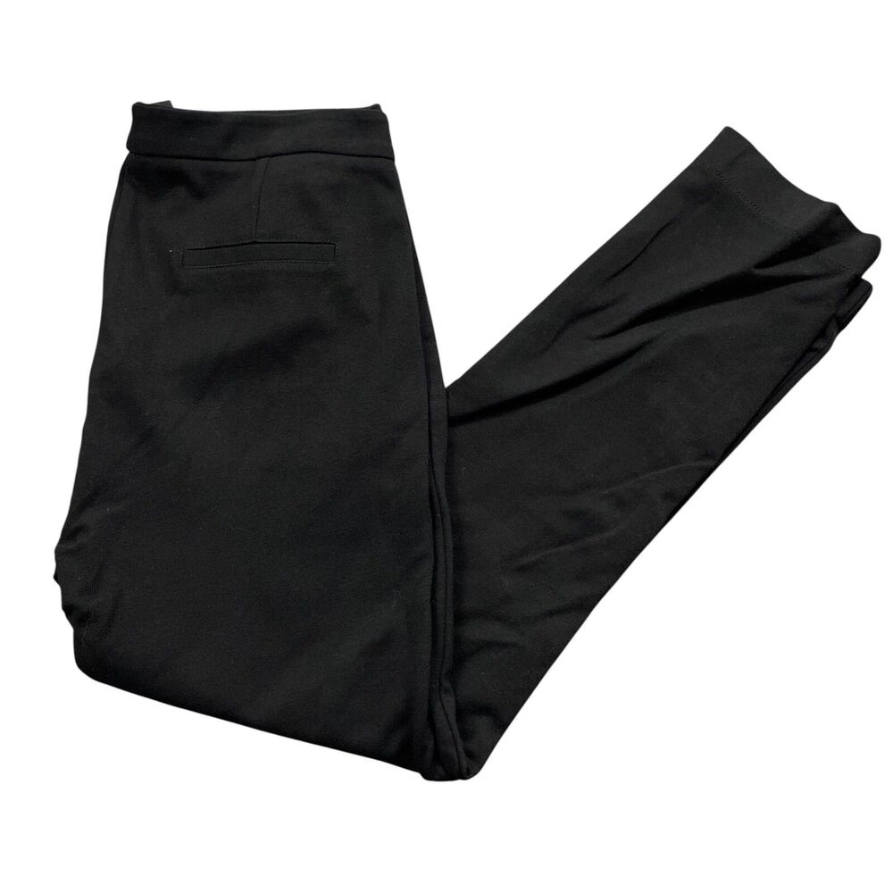 Kobi Halperin 4 Black Capris Rayon Blend Zipper Pocket